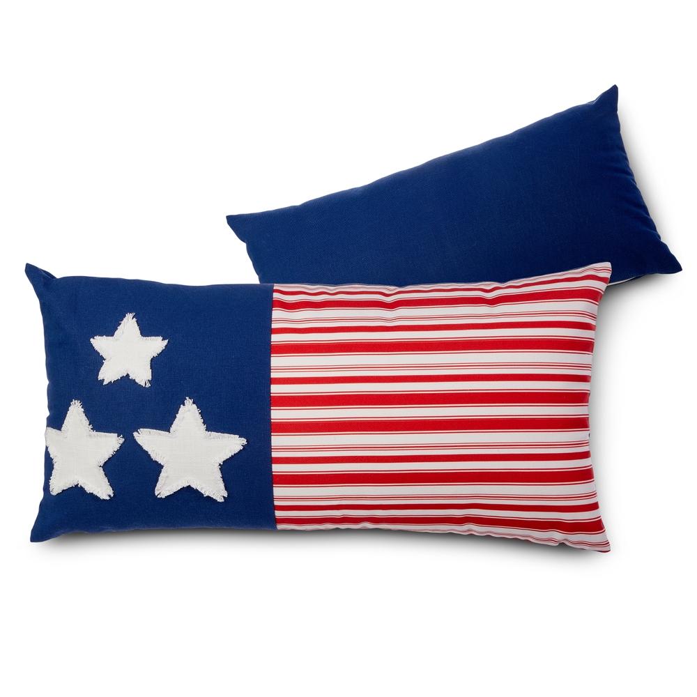 RAZ Imports 24" Flag Lumbar Pillow