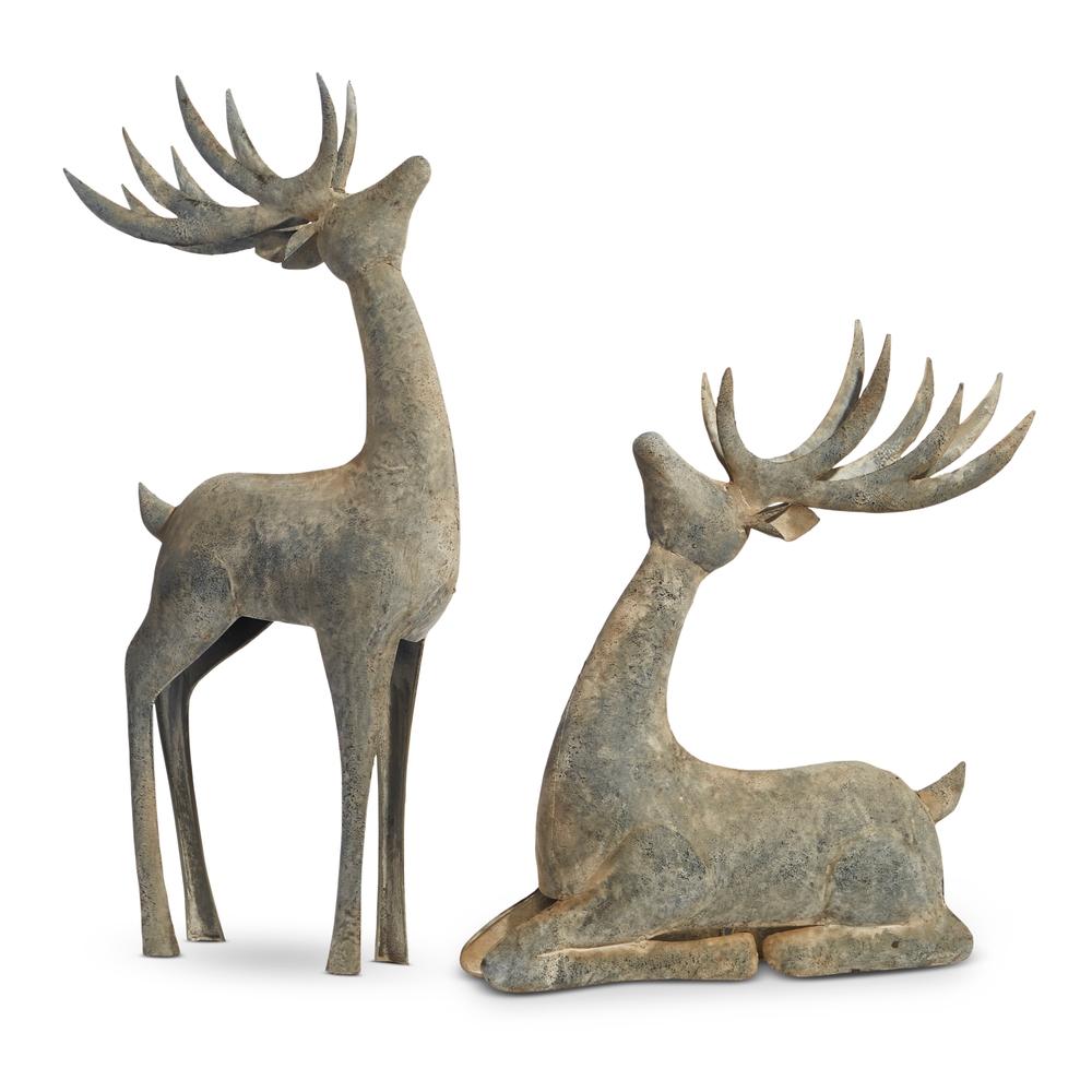 RAZ Imports 24" Galvanized Deer