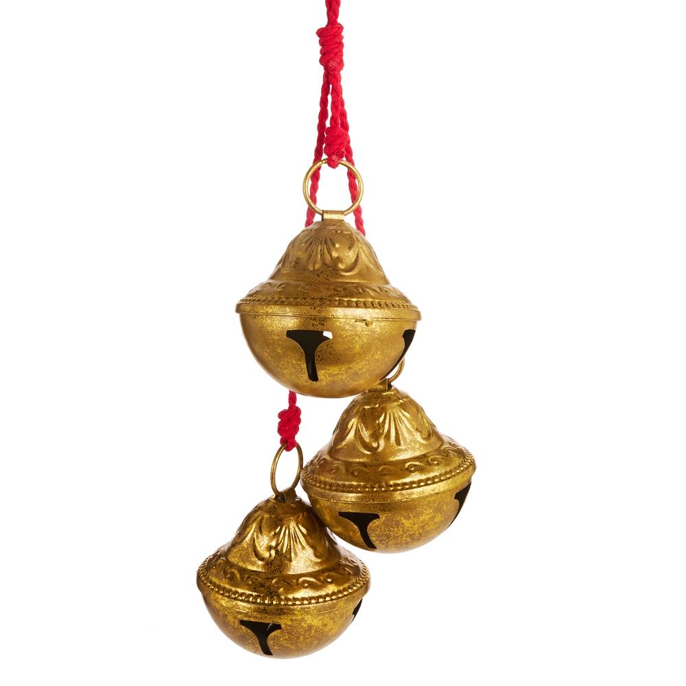 RAZ Imports 24" Hanging Gold Bells