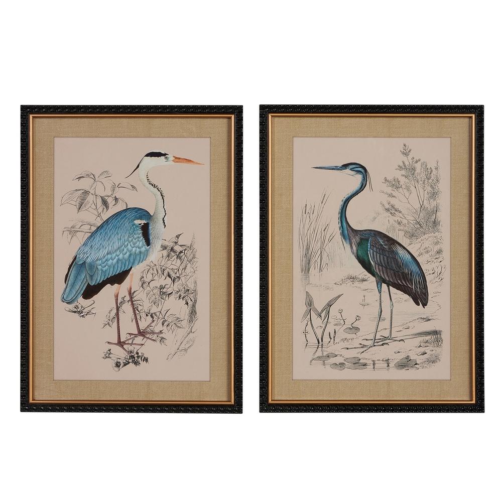 RAZ Imports 24" Heron Framed Print
