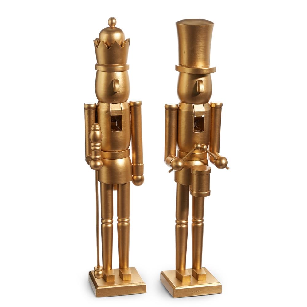 RAZ Imports 24" Matte Gold Nutcracker