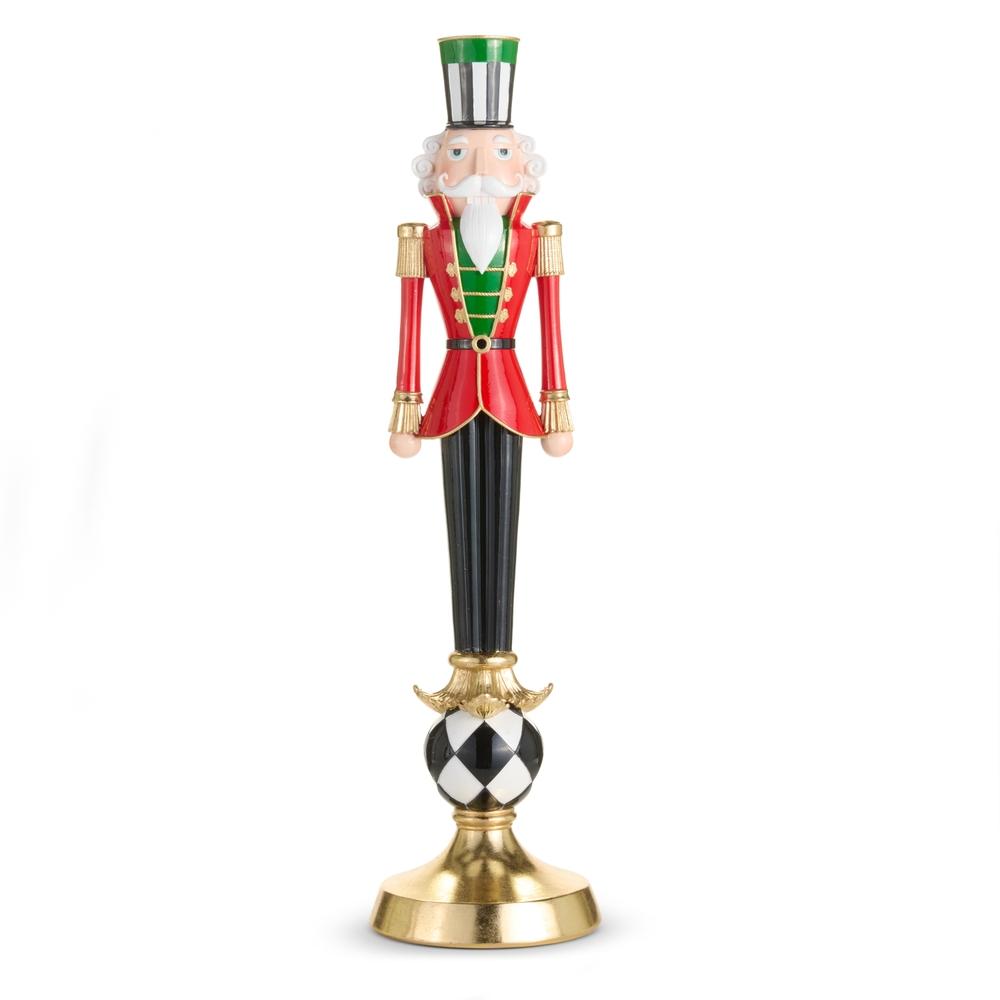 RAZ Imports 24" Nutcracker on Harlequin Base