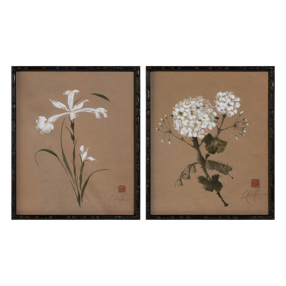 RAZ Imports 24" Perennial Grace Framed Wall Art