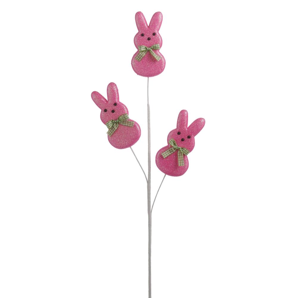 RAZ Imports 24" Pink Easter Bunny Spray