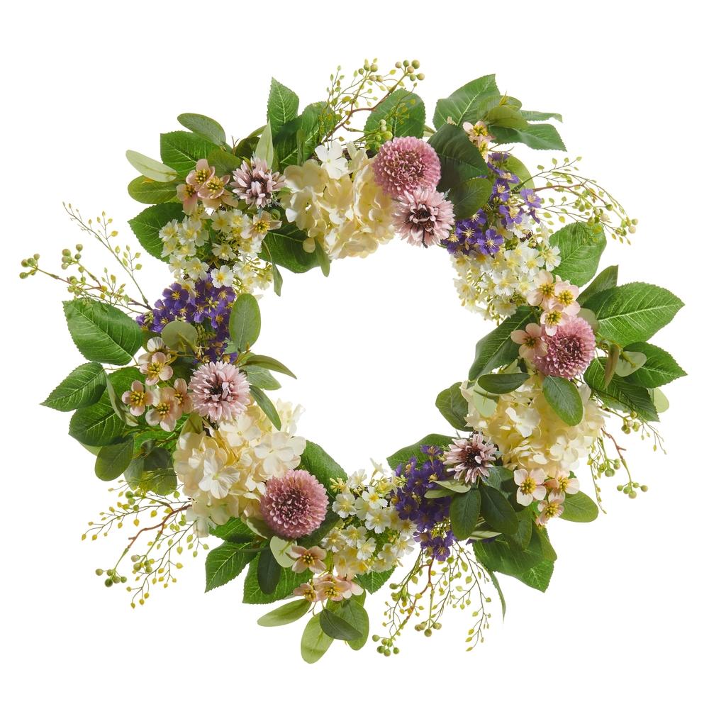 RAZ Imports 24" Spring Floral Wreath