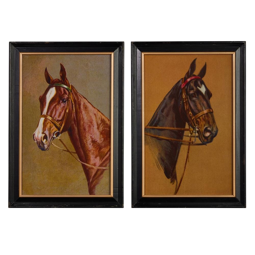RAZ Imports 24" Vintage Equestrian Framed Wall Art