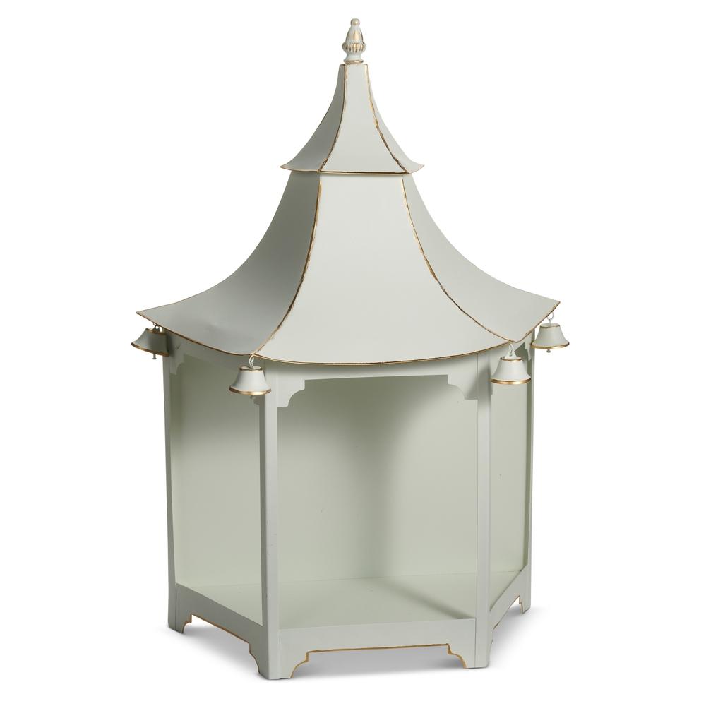 RAZ Imports 24" White Pagoda Wall Lantern