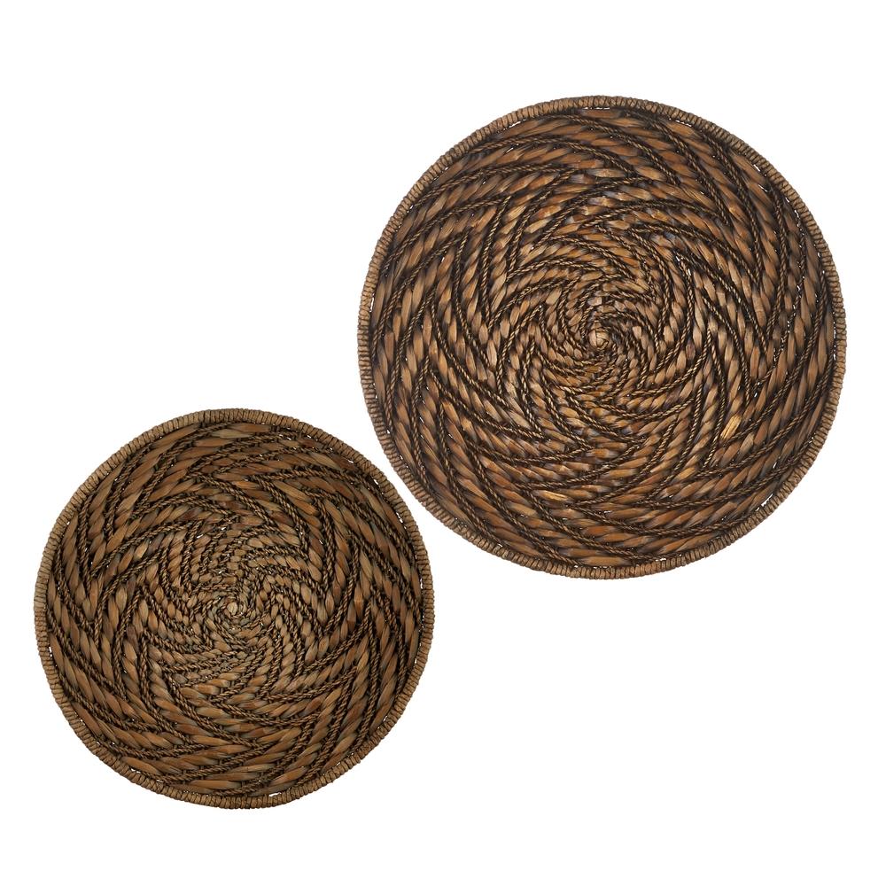 RAZ Imports 24" Woven Medallion Baskets