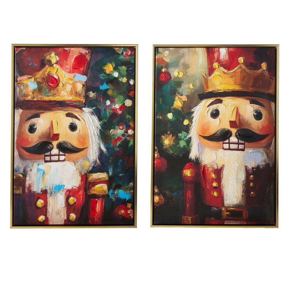 RAZ Imports 25.5" Holiday Nutcracker Wall Art