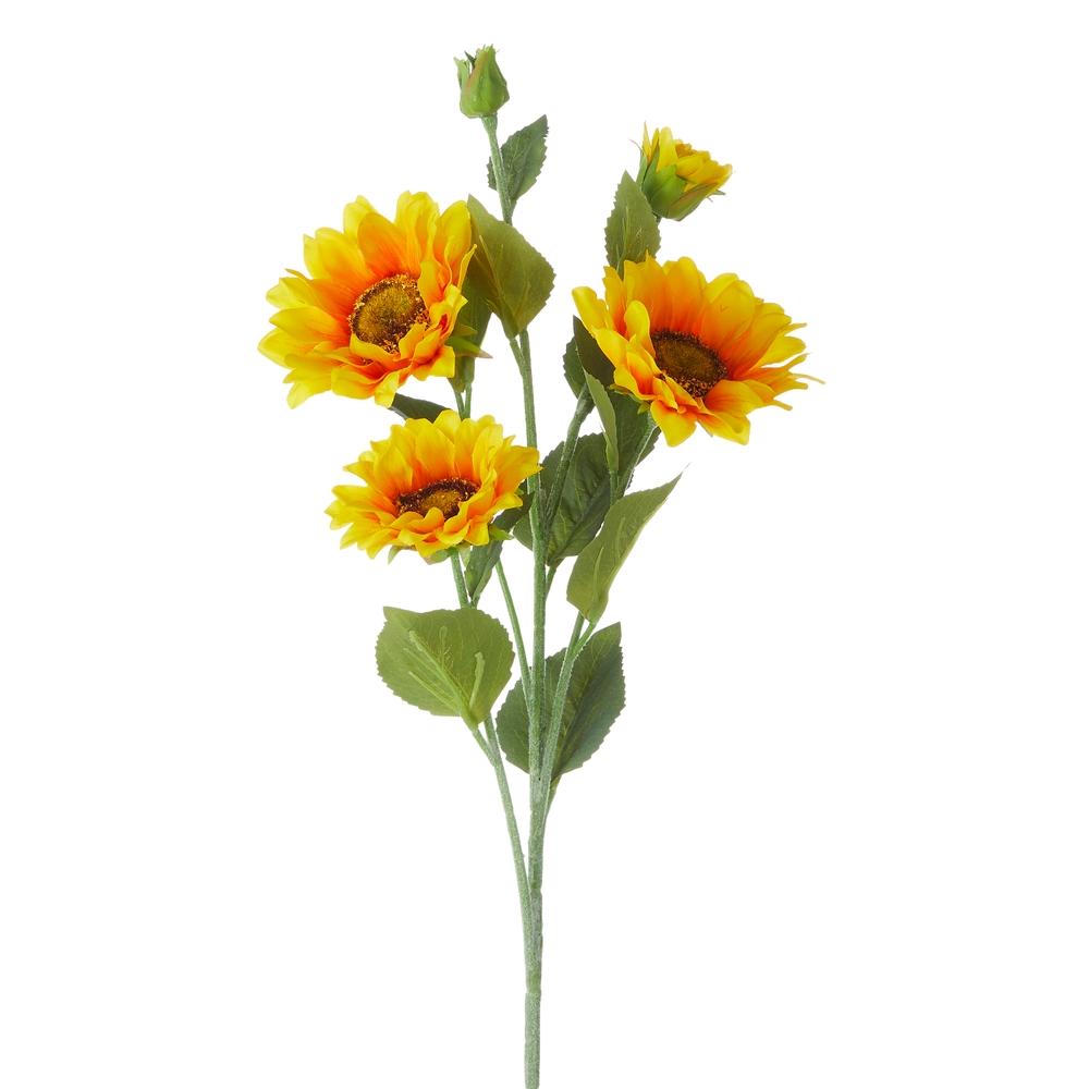 RAZ Imports 25.5" Yellow Sunflower Spray