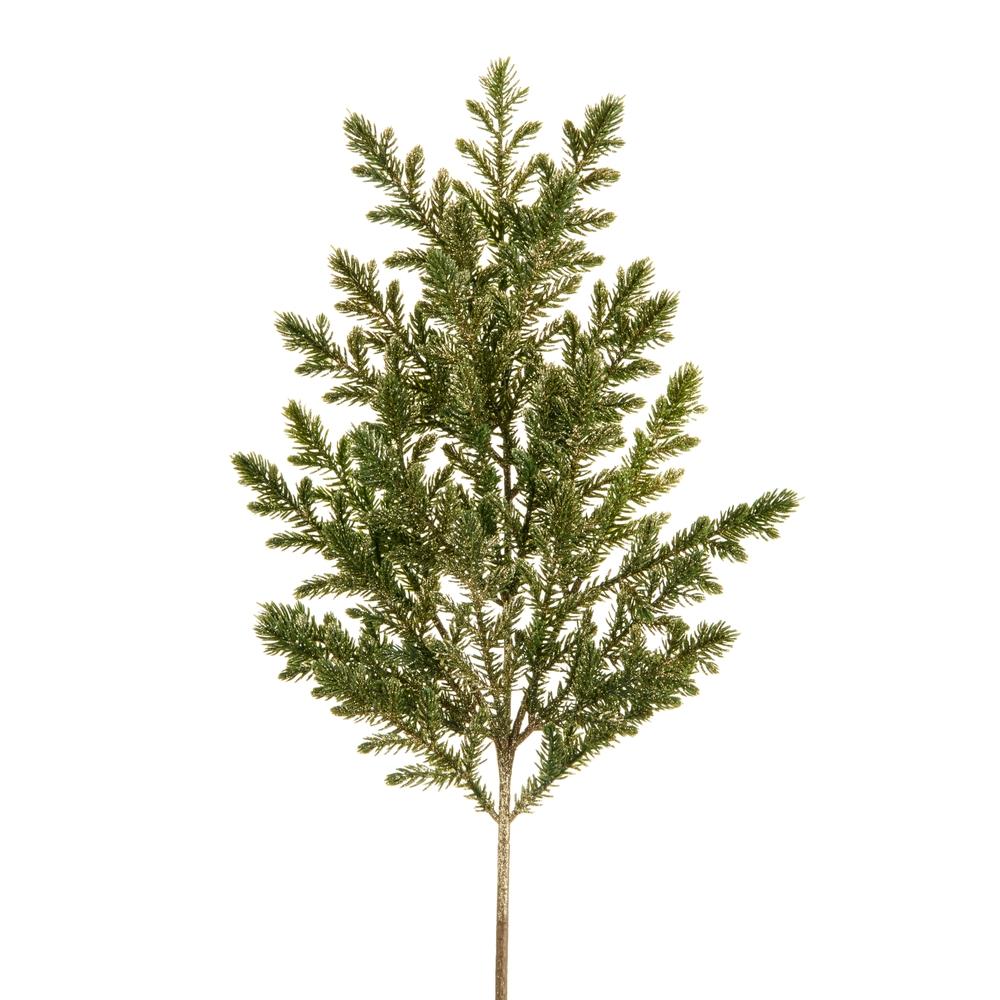 RAZ Imports 25" Gold Pine Spray