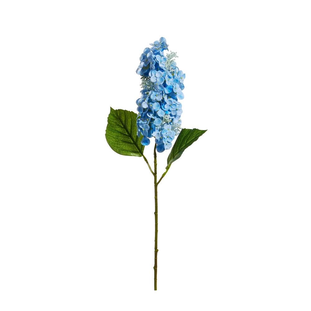 RAZ Imports 25" Real Touch Blue Cone Hydrangea Stem