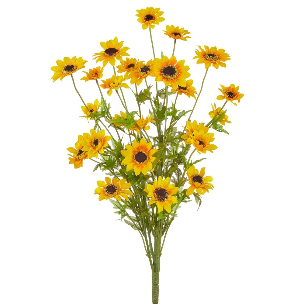 RAZ Imports 25" Yellow Black-Eyed Susan Bush