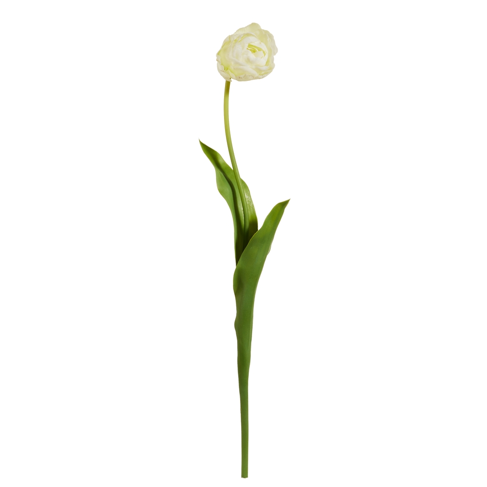 RAZ Imports 26.5" Real Touch Cream Tulip Stem
