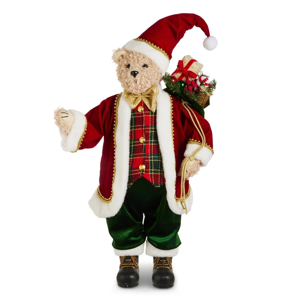 RAZ Imports 26" Christmas Bear with Presents