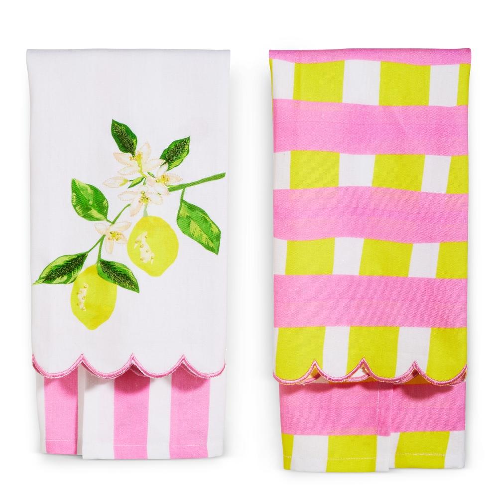 RAZ Imports 26" Citrus Weave Tea Towels