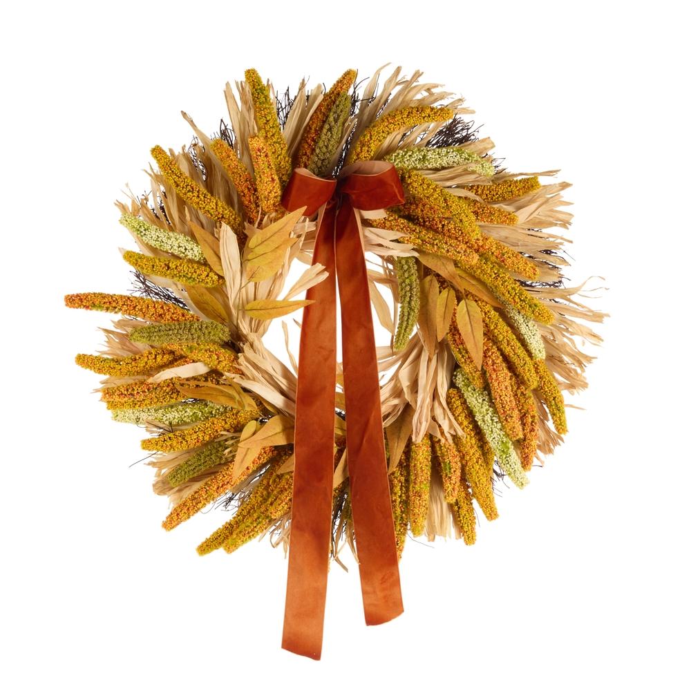 RAZ Imports 26" Fall Astilbe Wreath
