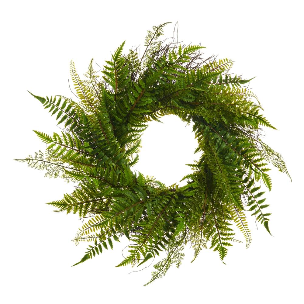 RAZ Imports 26" Fern Wreath