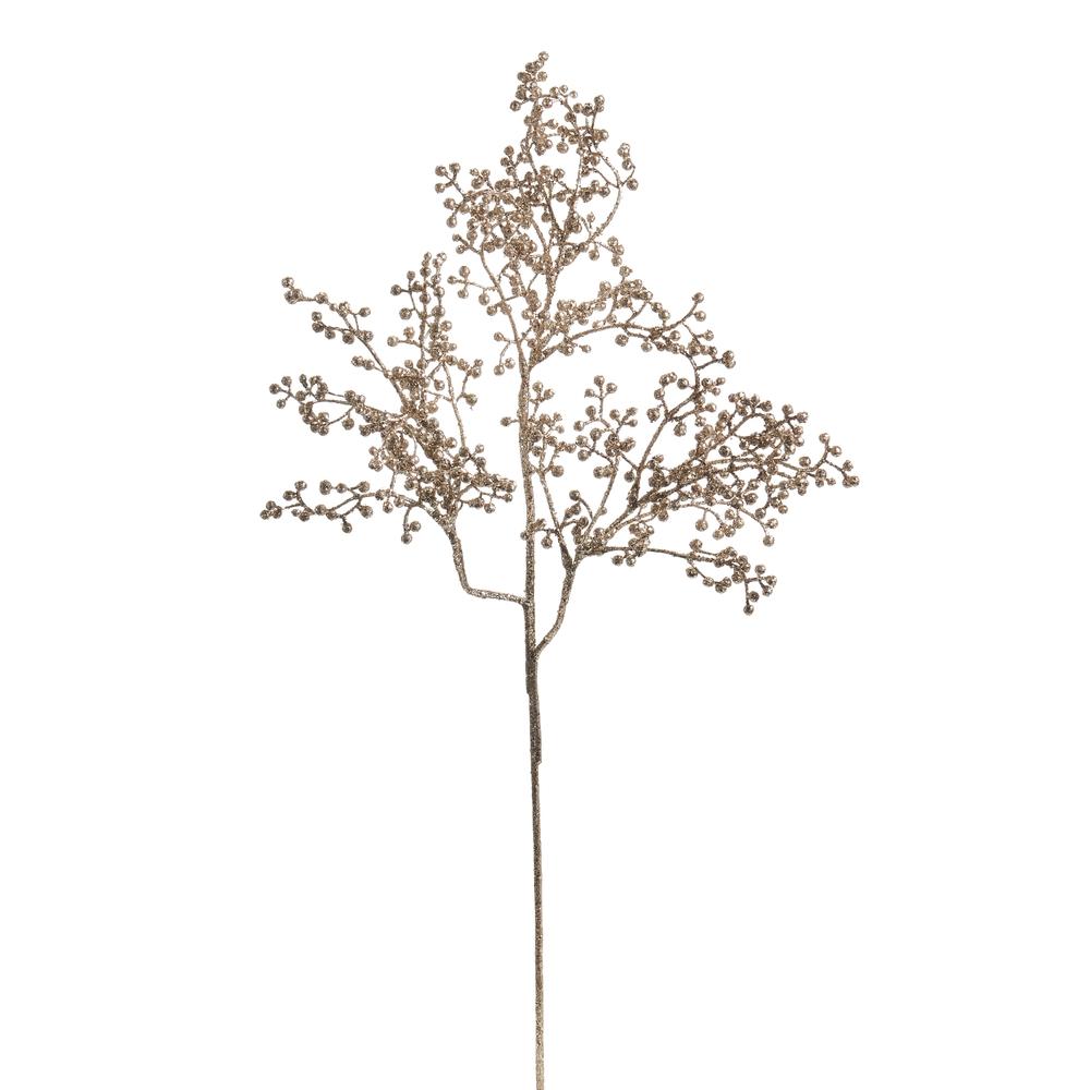 RAZ Imports 26" Gold Berry Spray