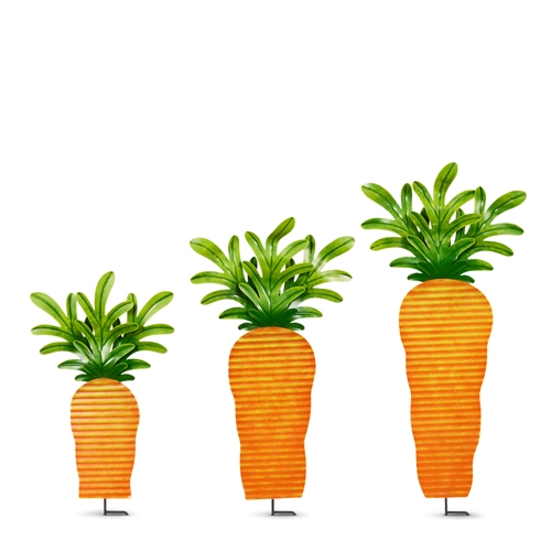 RAZ Imports 27.5" Carrot Garden Stakes