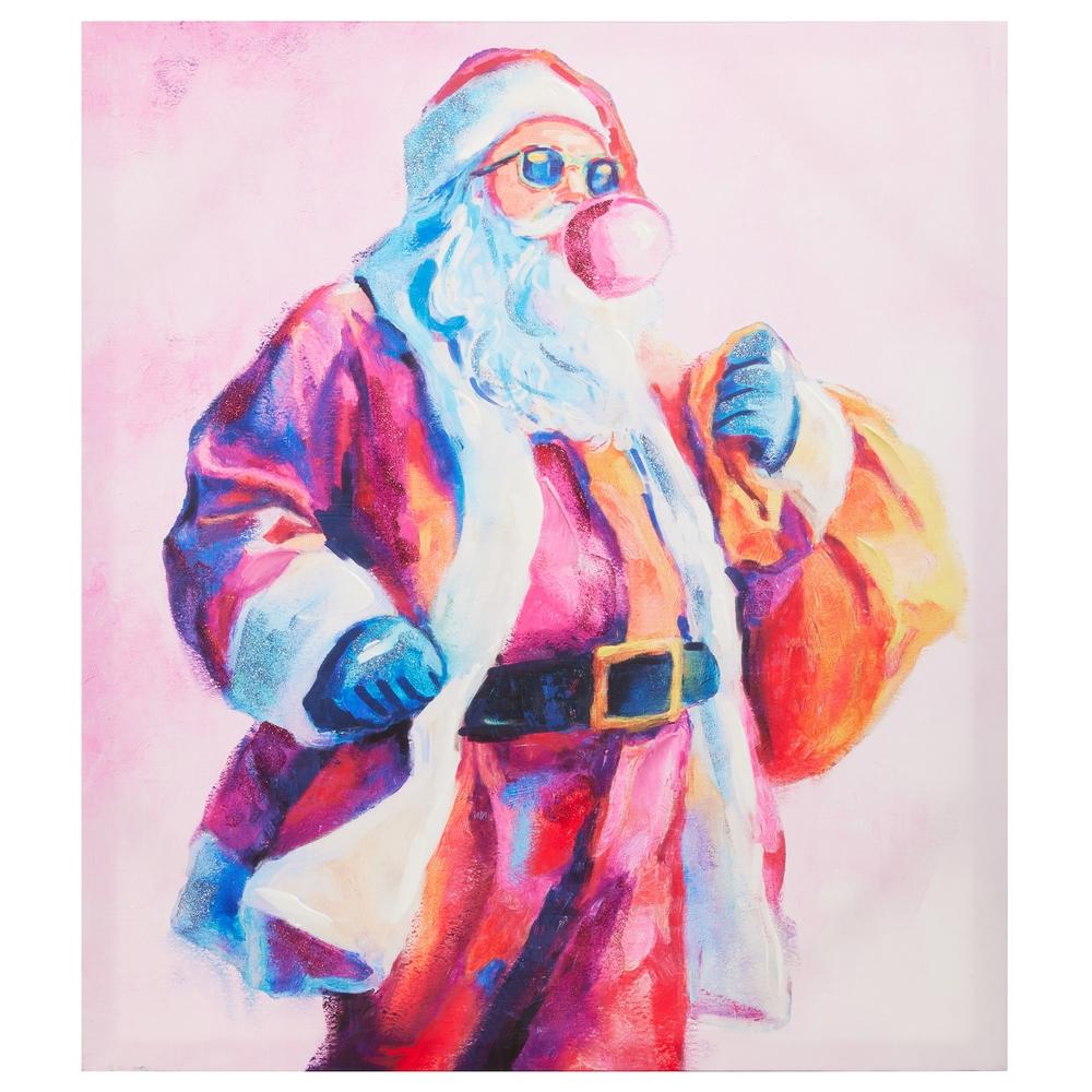 RAZ Imports 27.5" Color Pop Santa Wall Art
