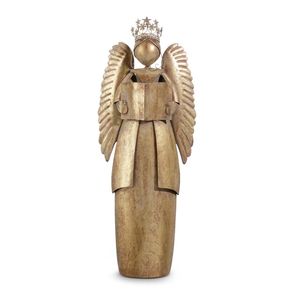 RAZ Imports 27" Antiqued Gold Angel
