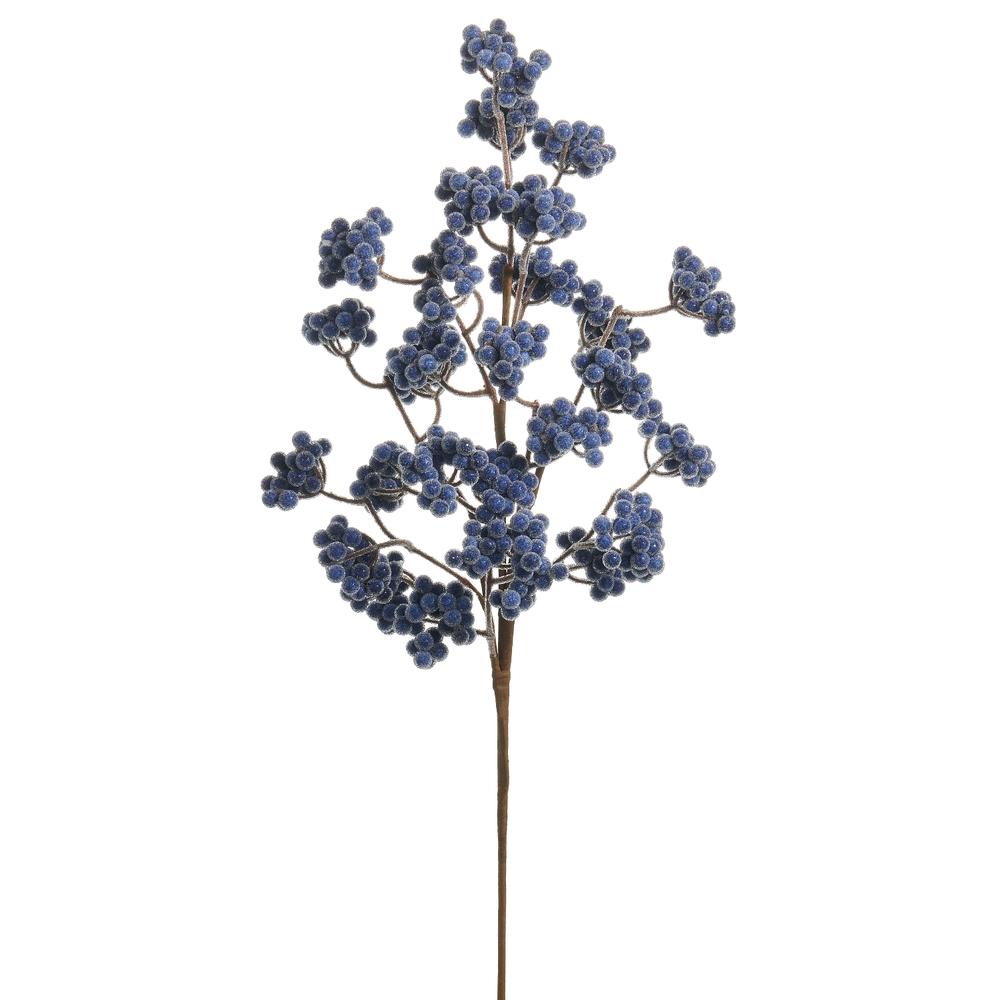 RAZ Imports 27" Blue Cluster Berry Spray