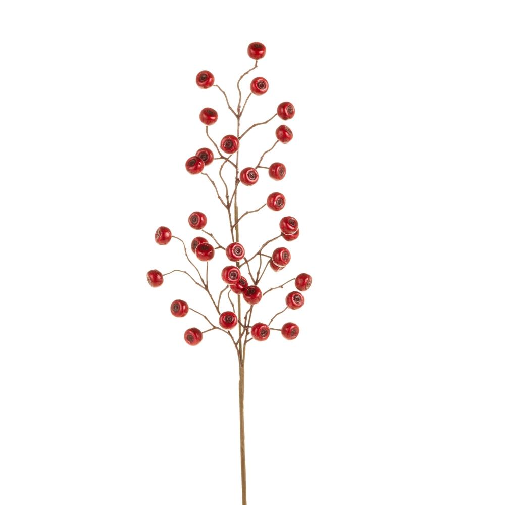 RAZ Imports 27" Bright Red Berry Stem