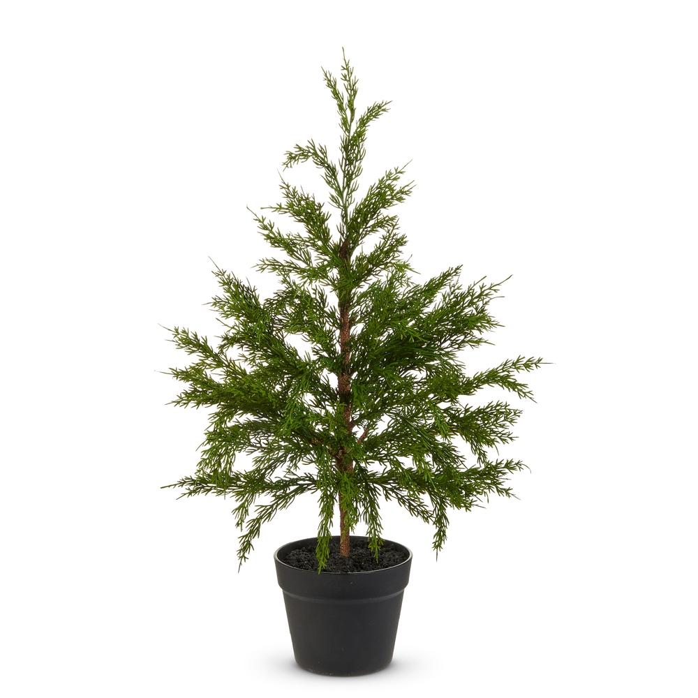 RAZ Imports 27" Potted Cedar Tree