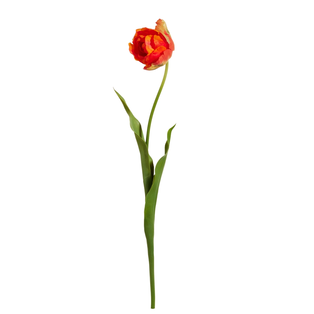 RAZ Imports 27" Real Touch Orange Tulip Stem