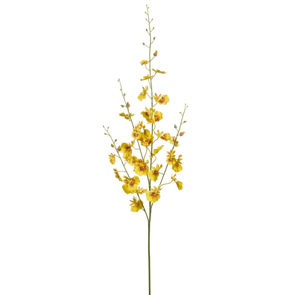 RAZ Imports 27" Yellow Dancing Orchid Stem