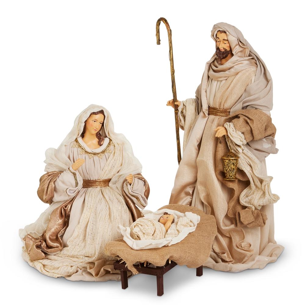 RAZ Imports 28.5" Natural Finish Holy Family