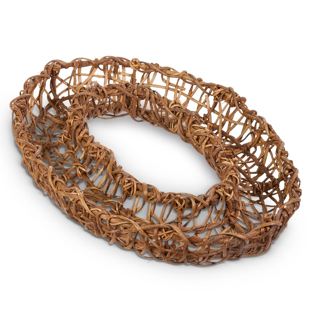 RAZ Imports 28.5" Oval Wicker Wreath