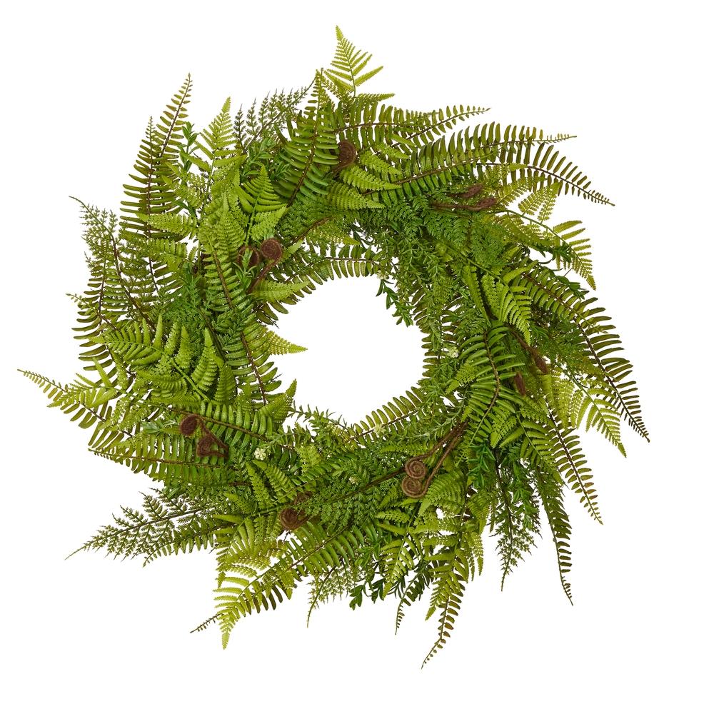 RAZ Imports 28" Fern Wreath