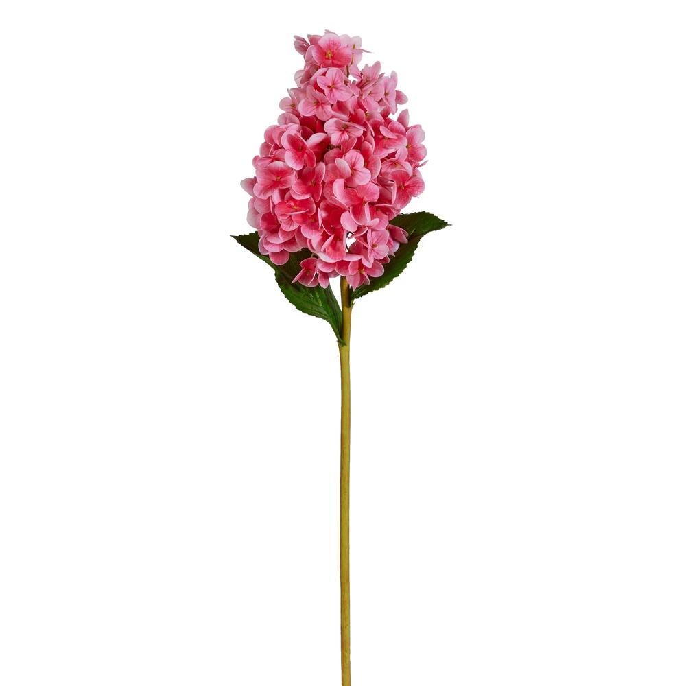RAZ Imports 28" Real Touch Hot Pink Hydrangea Stem