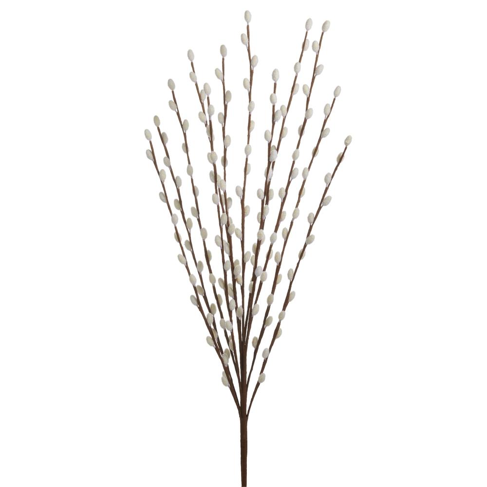 RAZ Imports 28" White Pussy Willow Branch
