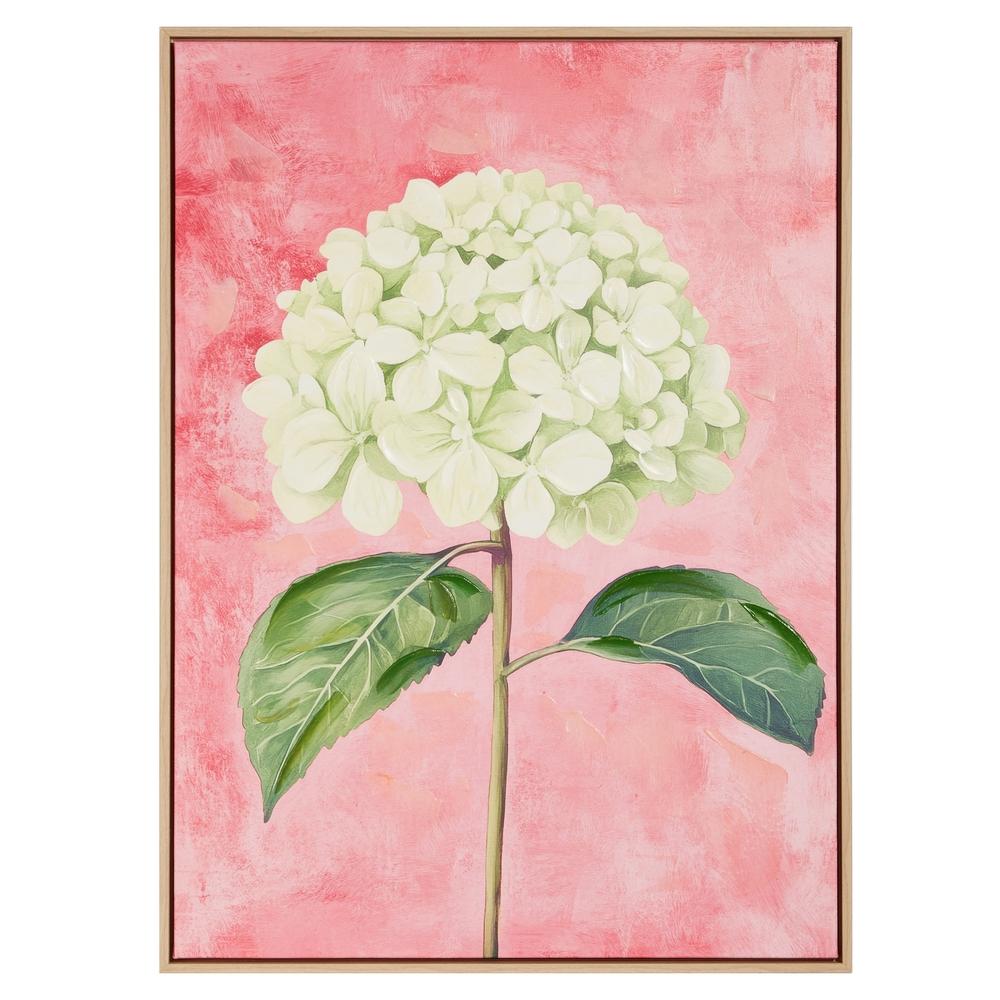 RAZ Imports 29.25" Hydrangea Stem Framed Wall Art