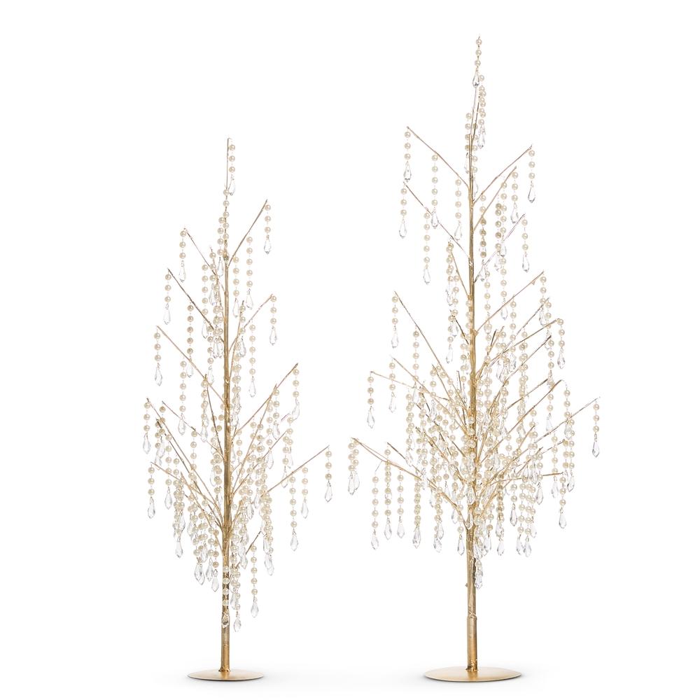 RAZ Imports 29.5" Dripping Pearl Trees