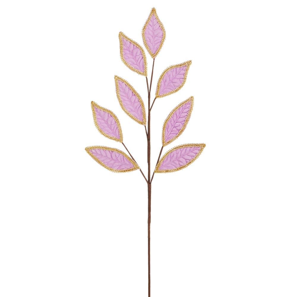 RAZ Imports 29.5" Periwinkle Leaf Spray