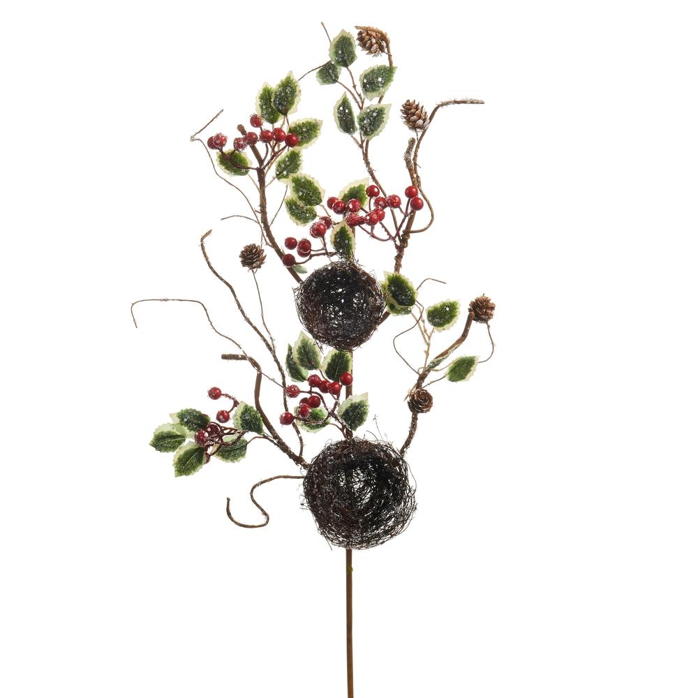 RAZ Imports 29" Iced Nest with Holly