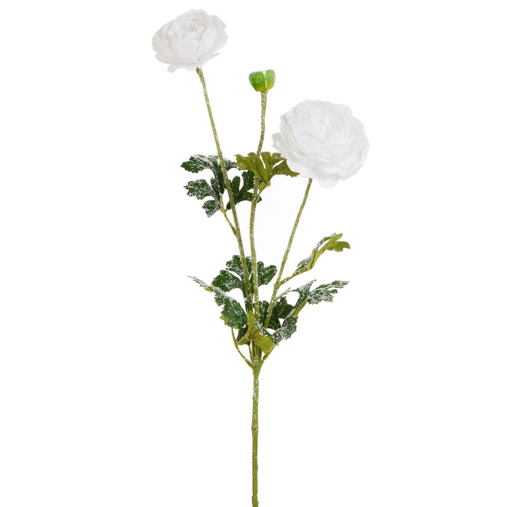 RAZ Imports 29" Iced Rose Spray