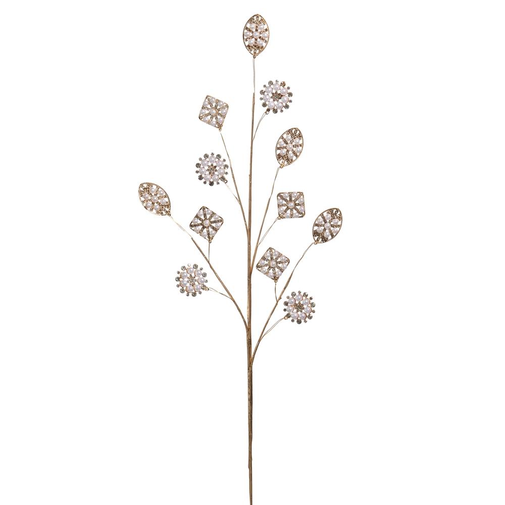 RAZ Imports 29" Pearl Gem Brooch Spray