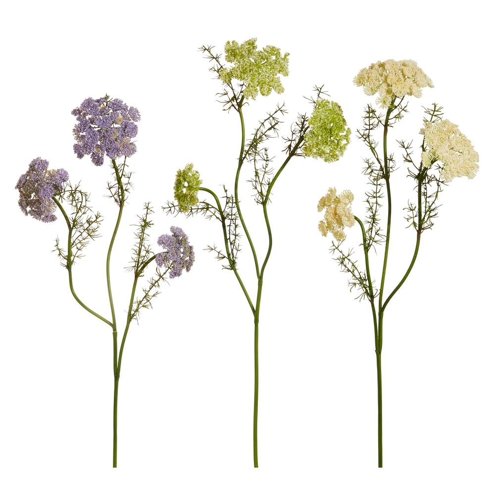 RAZ Imports 29" Queen Anne's Lace Spray