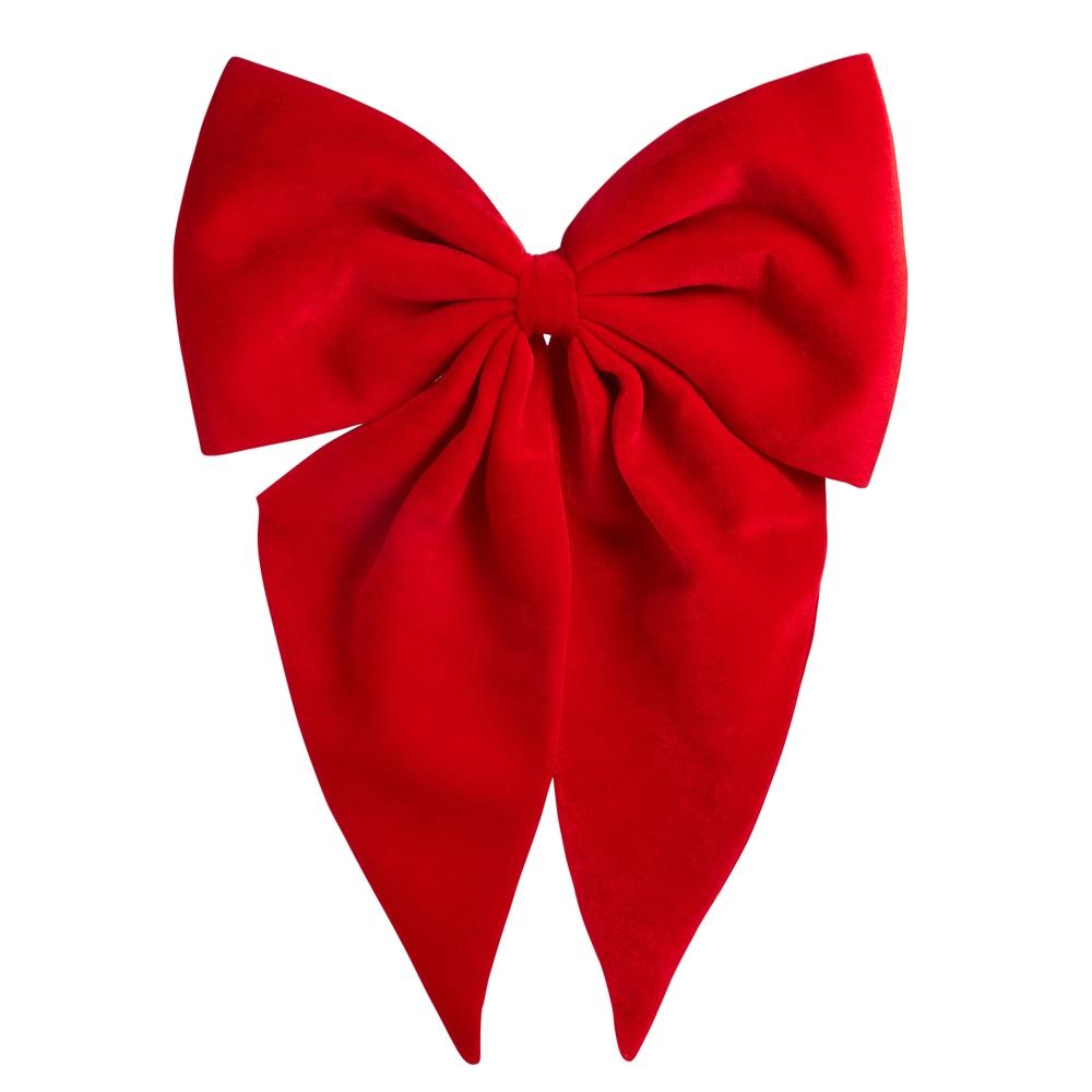 RAZ Imports 29" Red Velvet Bow Ornament