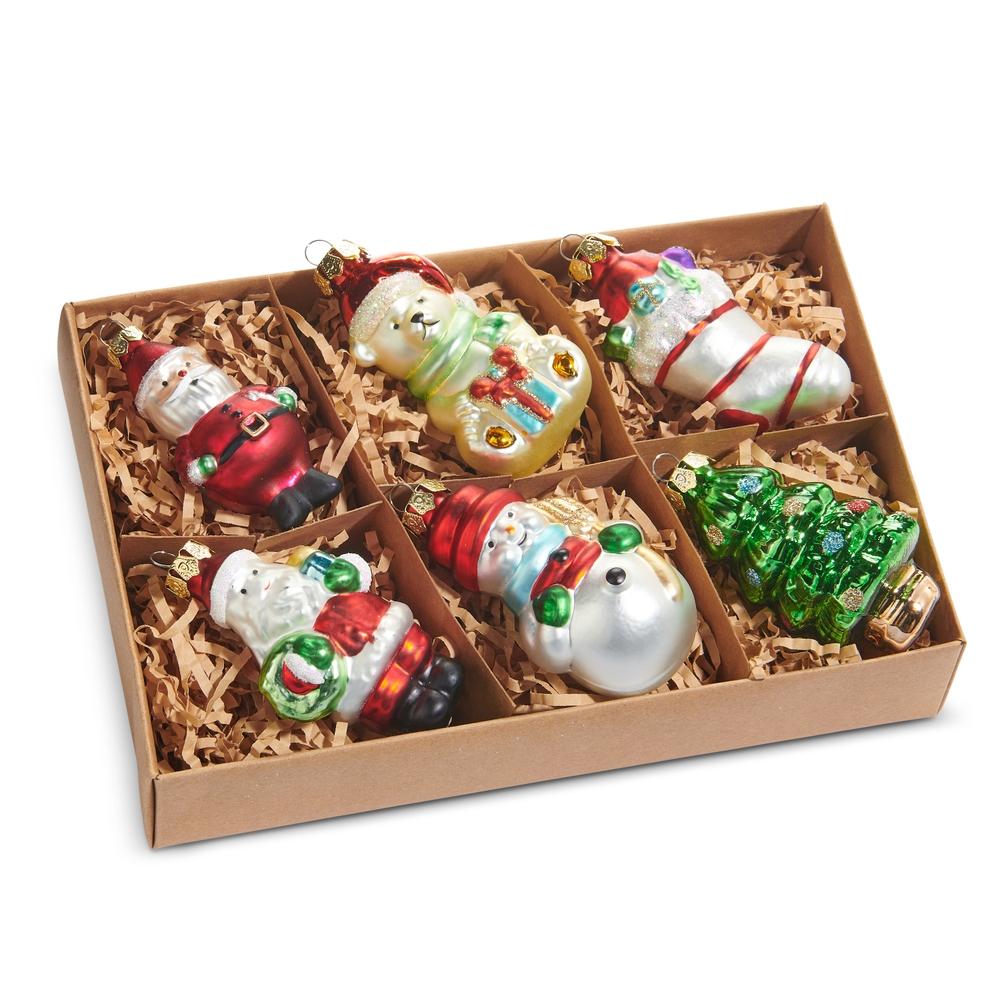 RAZ Imports 3.25" Box of Vintage Icon Ornaments