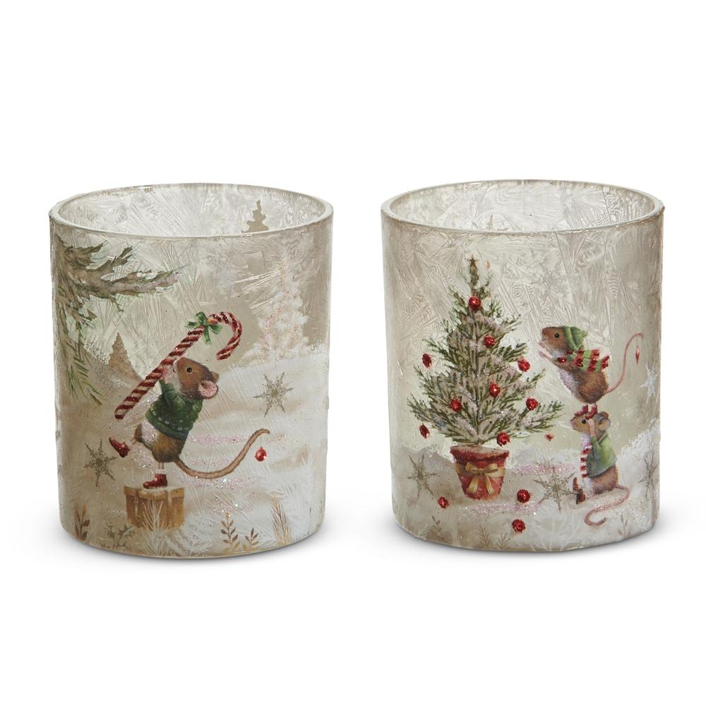 RAZ Imports 3.5" A Very Mouse Christmas Container