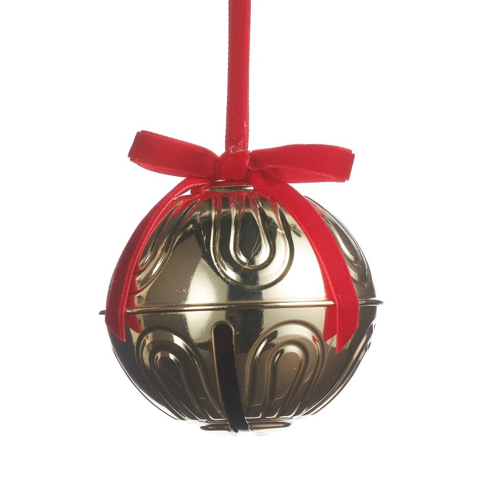 RAZ Imports 3.5" Gold Bell Ornament