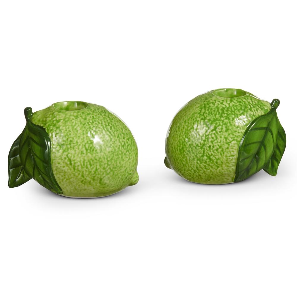 RAZ Imports 3.5" Lime Candle Holder