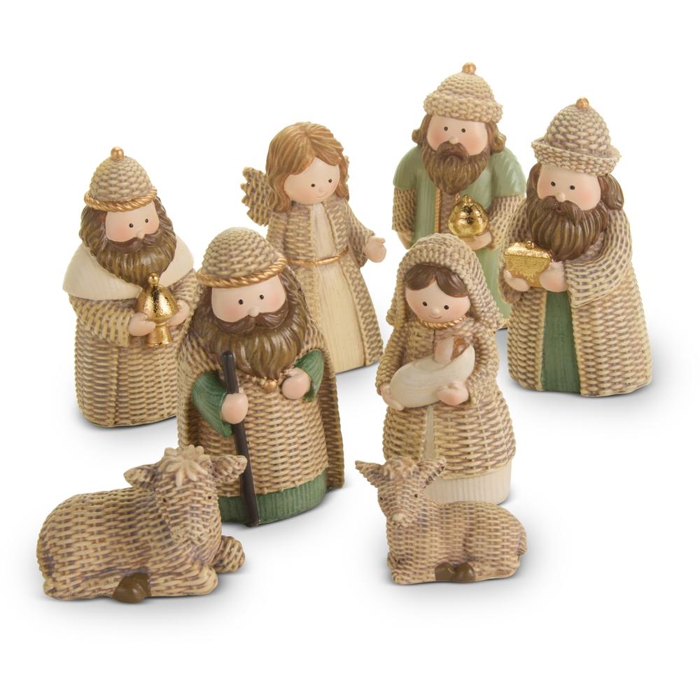 RAZ Imports 3.5" Mini Woven Nativity