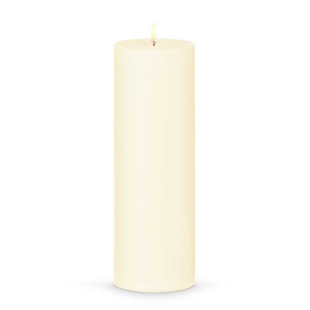 RAZ Imports 3.5" X 12" Ivory Pillar Candle